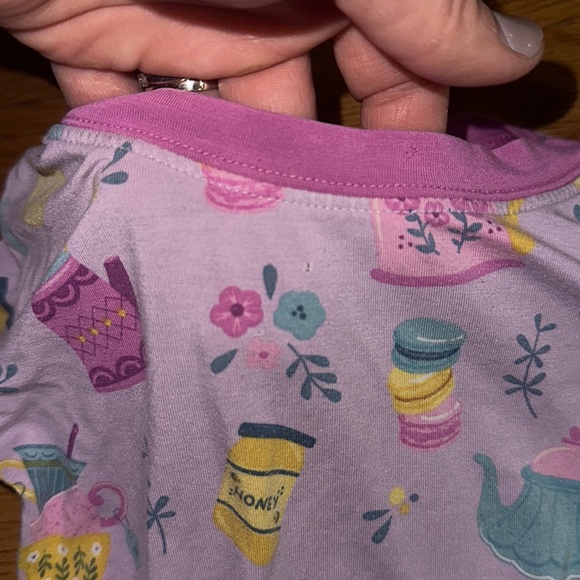 Little Sleepies Tea Party pajamas - Picture 2 of 3